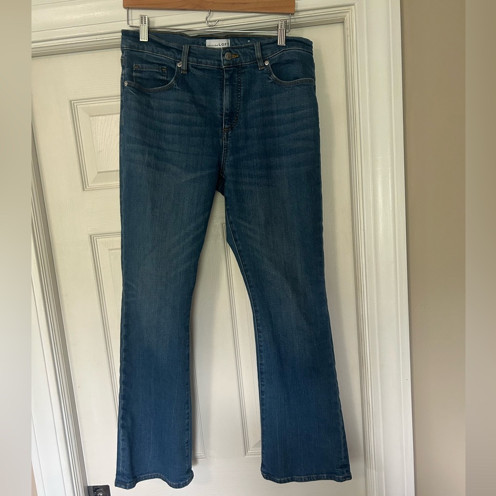 LOFT Blue Boot Cut Jeans
